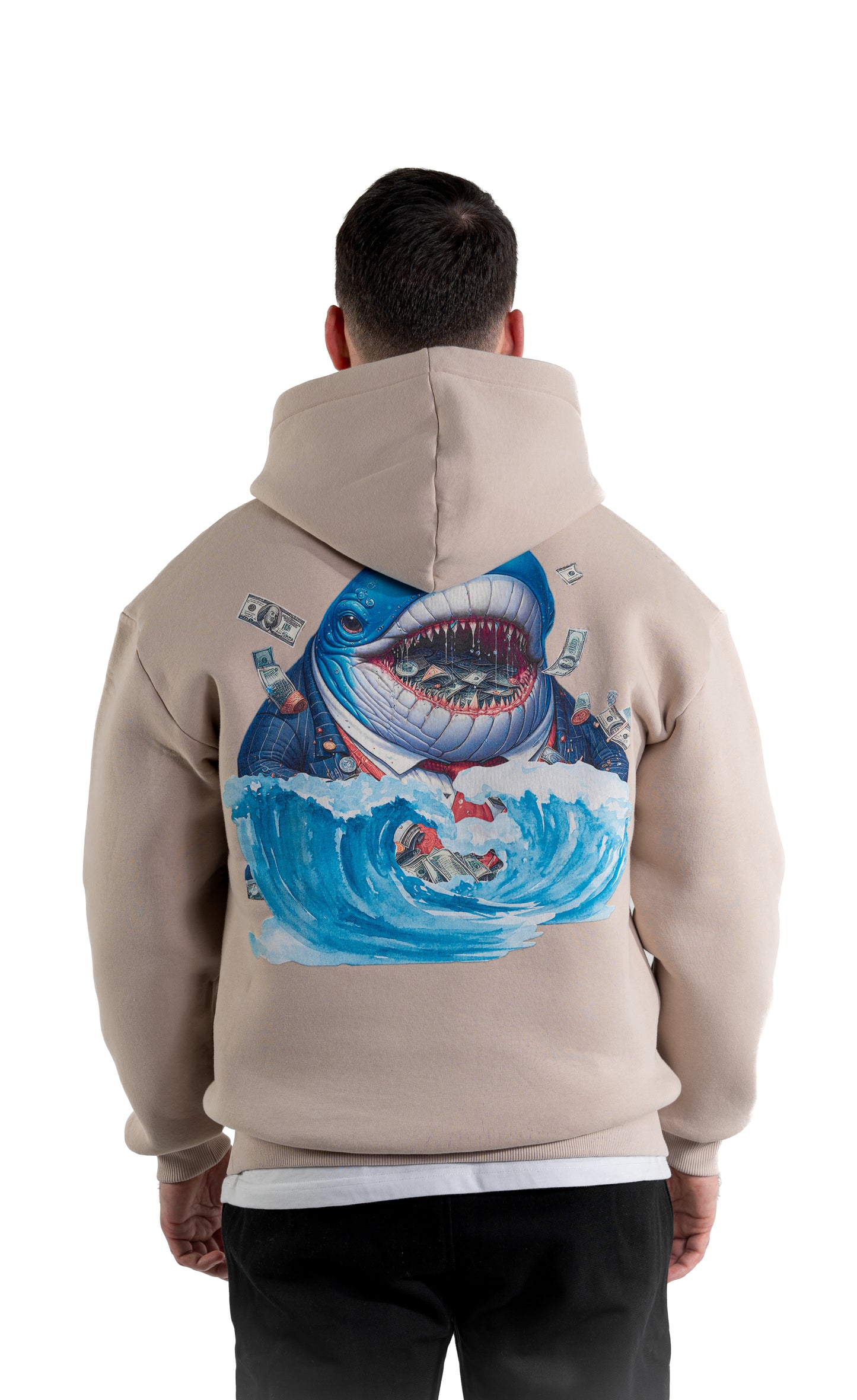 LA BALEINE NEW COLLECTION 2024 - HOODIE SAND DUNE - MALE